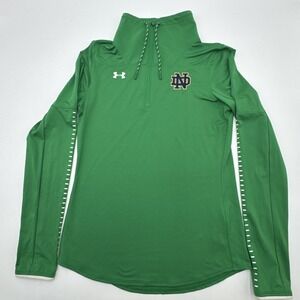 Under Armour Heatgear Loose Women's Pullover Notre Dame S Embroidery Thumb Holes